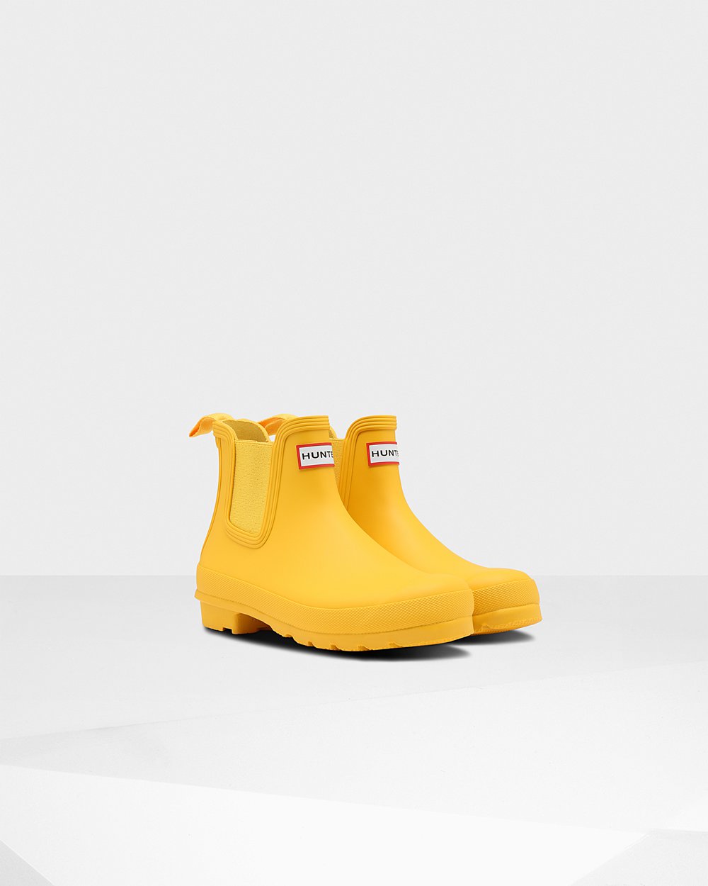 Womens Hunter Chelsea Boots Yellow - Original - 6538490-PS